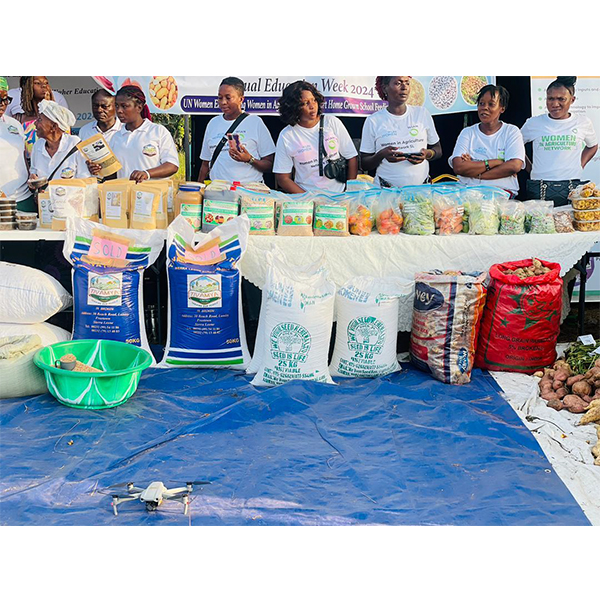 Rice farming training session
